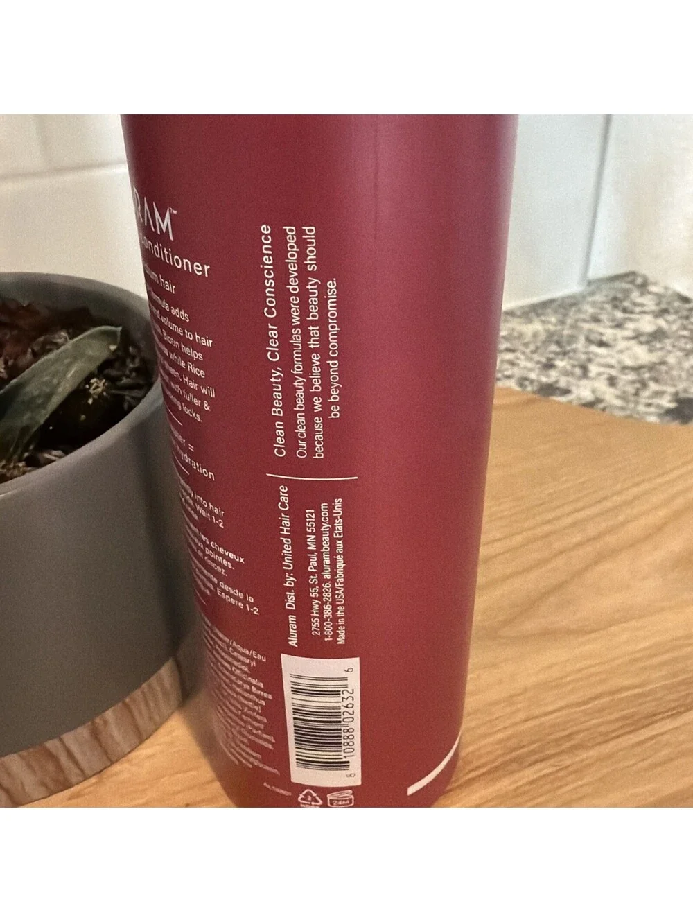 Aluram Clean Beauty Collection Volumizing Conditioner 12 oz